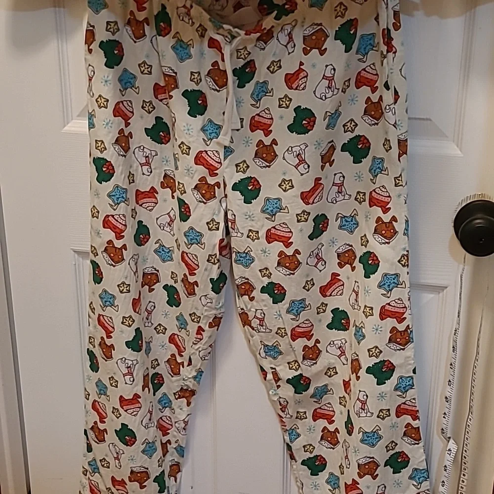 Pajama Set Gingerbread and Snowflake - Picture 2 of 6